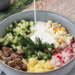 Окрошка с мясом