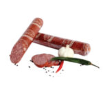 Колбаса Bizhan полукопченая "Салями" конская, 500гр