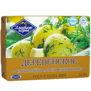 Сливочное Масло "Деревенское" 72.5% 180гр
