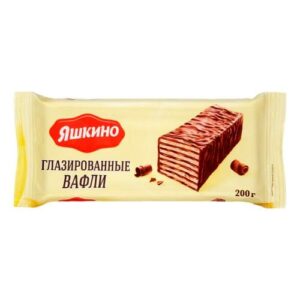 "Яшкино" глазированные вафли