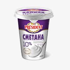 СМЕТЕНА PRESIDENT 10% 400 гр