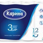 Туалетная бумага Карина 12 шт